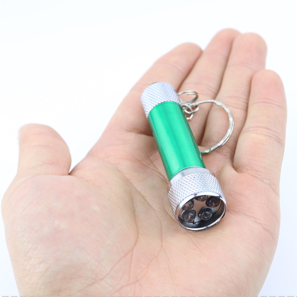 5 bulbs LED Keychain metal mini keychain flashlight for promotion gift