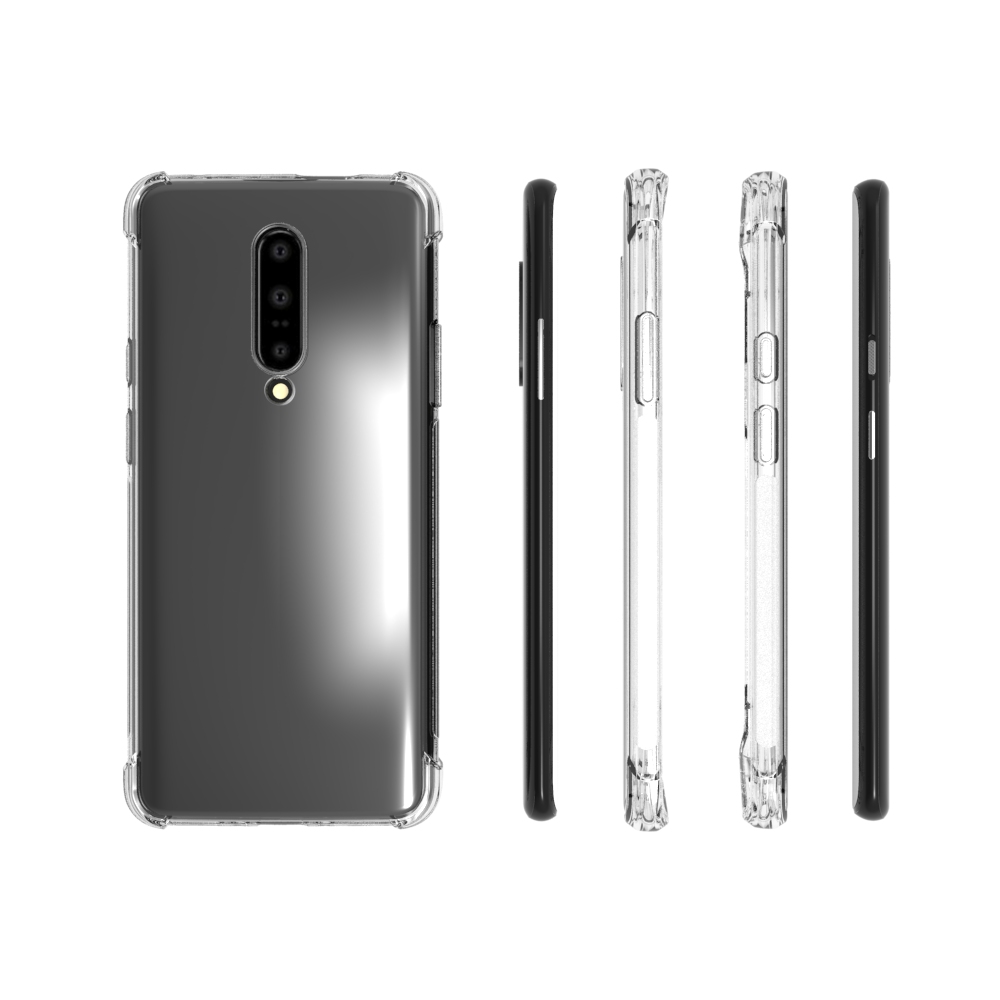 Transparent Shockproof soft  case For Oneplus 7 Tpu cover for 1+7