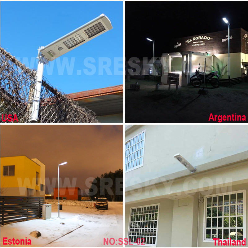 Remote control solar led light outdoor IP65 dp light solar light