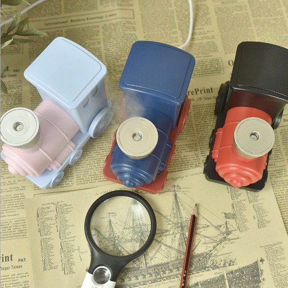 Super Cute 90ml Mini Train Humidifier USB Desktop Atomizer Unique Creative Aroma Diffuser Best Gift for Children