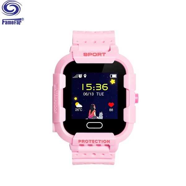 DF37G Smart Children Watch Kids Baby Touch Screen SOS Call Waterproof GPS Tracker Monitor