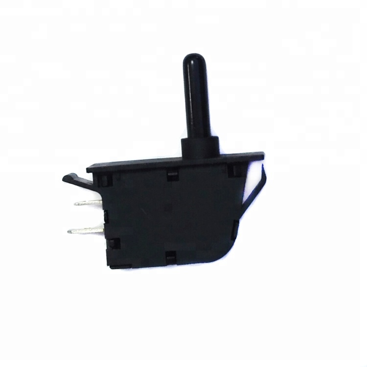 door light control 2a 250v 2 pin black refrigerator door switch push button switch