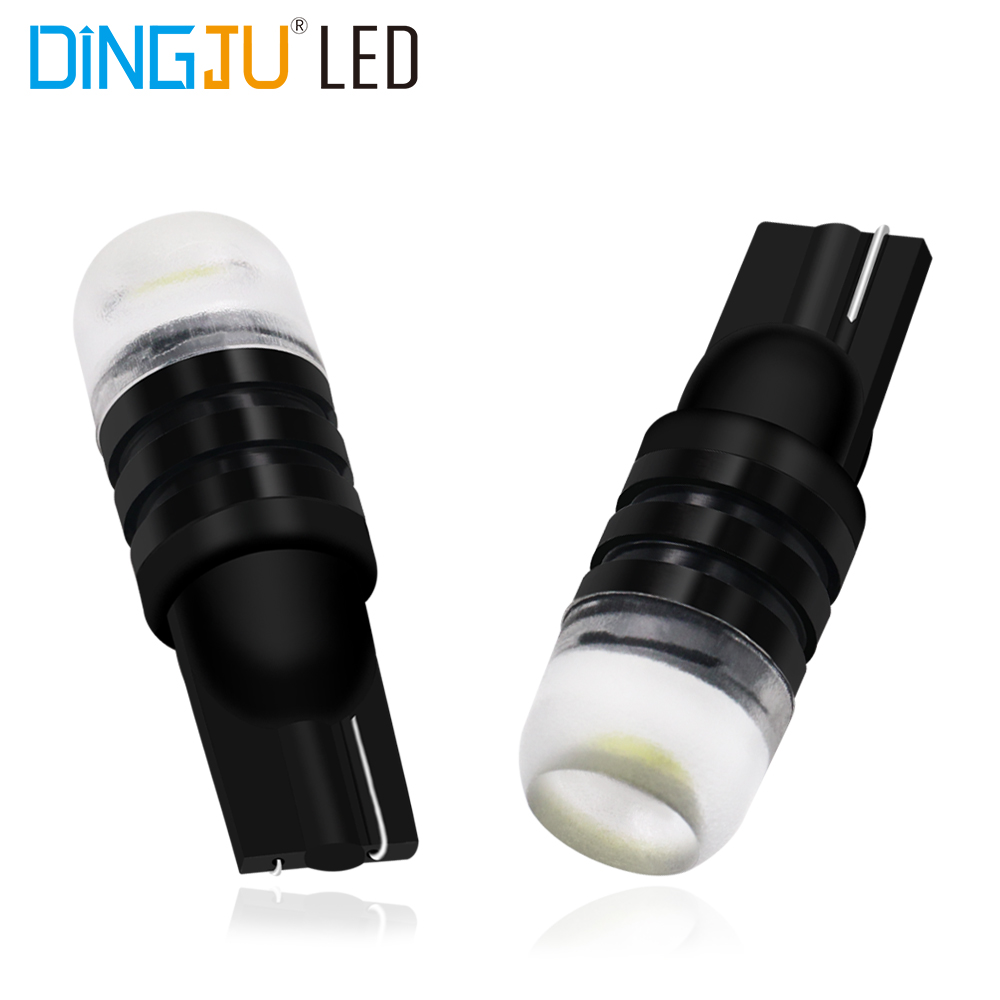 Chinese Supplier T10 Led Cob W5w Bulb 12v 0.5w Auto Car Interior 194 License Plate Light Reading Lamp Factory Direct Price