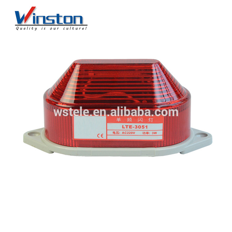 24VDC LTE-3051 Flash LED Red Warning light