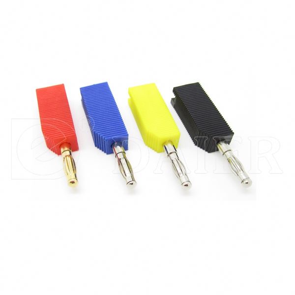 Electrical Male 4MM Nickel Plated Connecting Banana Plugs