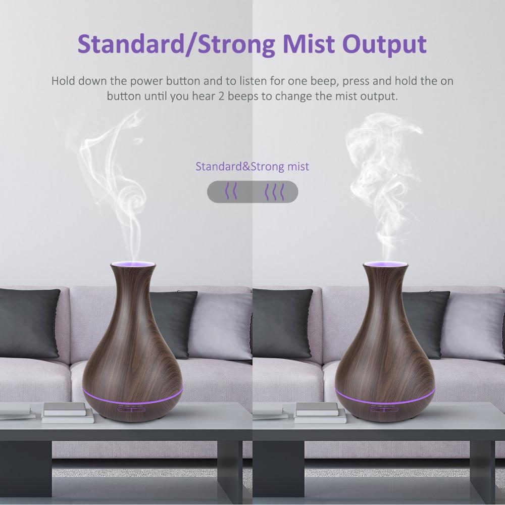 Hidly Long necklace wine bottle design 400ml electronic ultrasonic diffuser essential oil with cool mist humidifier