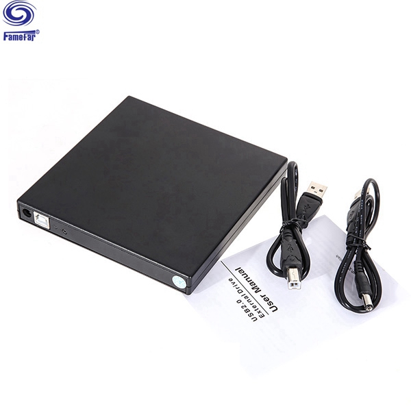 External USB2.0 DVD RW CD Writer Slim Drive Burner Reader Player For PC Laptop