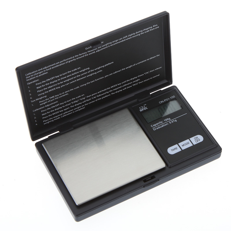 100g * 0.01g Digital Scale Mini joyeria balance pocket electronic scales jewelry Weighing weights luggage Scales balanza digital
