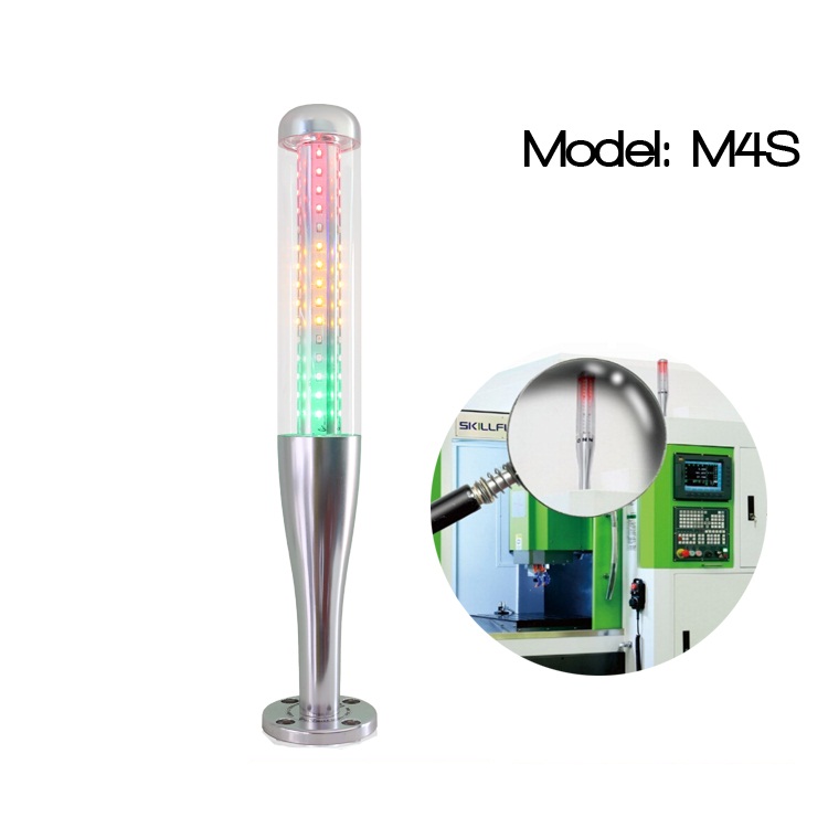 Onn-M4S led signal lamp with buzzer contact type used for machine warning light
