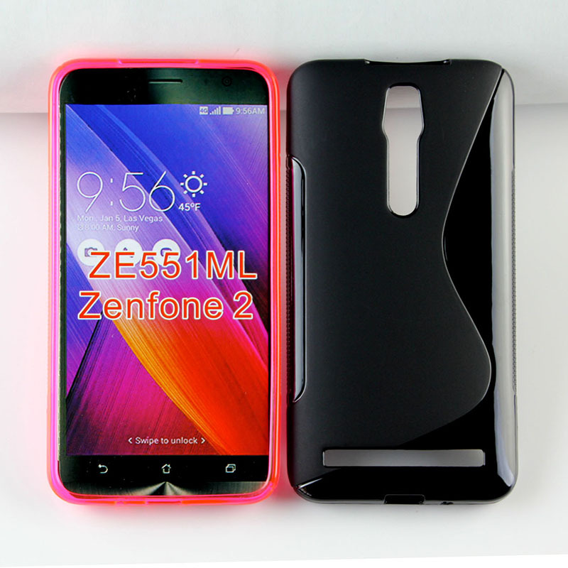 S-line TPU case for Asus Zenfone 2 ZE551ML Mix colors Soft gel cover case