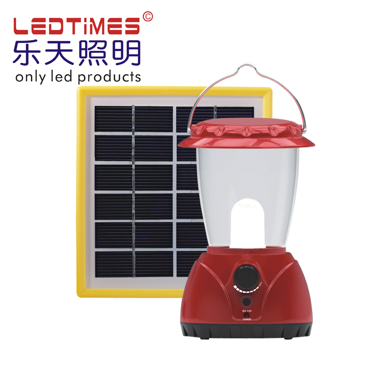 2W SMD LED rechargeable Solar lantern with 6V 2W Solar panel