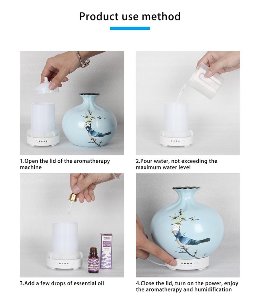 2019 New Design Commercial Aroma Diffuser Scent Nebulizer, Luxury Ultrasonic Aroma Diffuser, Natural Aroma Flower Diffuser