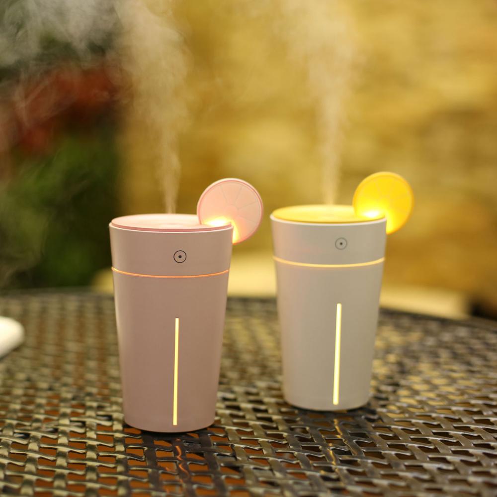 Amazon 2019 Lemon Cup Colorful USB Wireless Humidifier ,Ultrasonic Aroma Mist Humidifier for dry skin & health