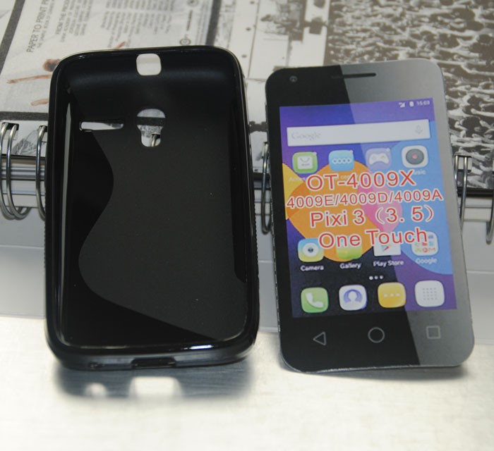 For Alcatel One Touch Pixi 3 OT- 4009D TPU S-line soft gel case