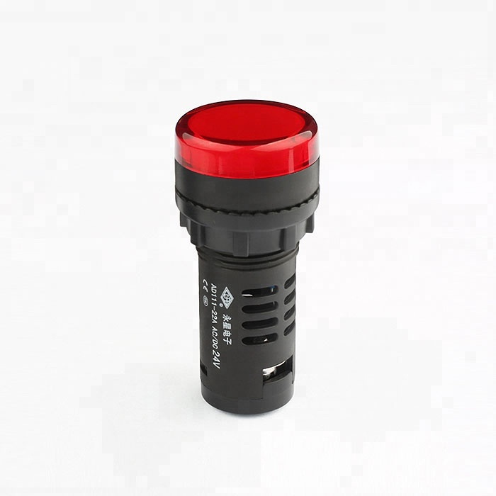 22mm black and red 12v ac 220v waterproof game voice small electronic indicator light buzzer