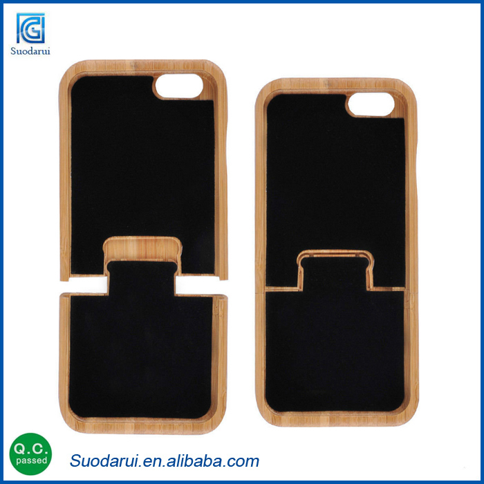 Bamboo hard case for iphone 6 7 8 10  11 SE  plus cover case
