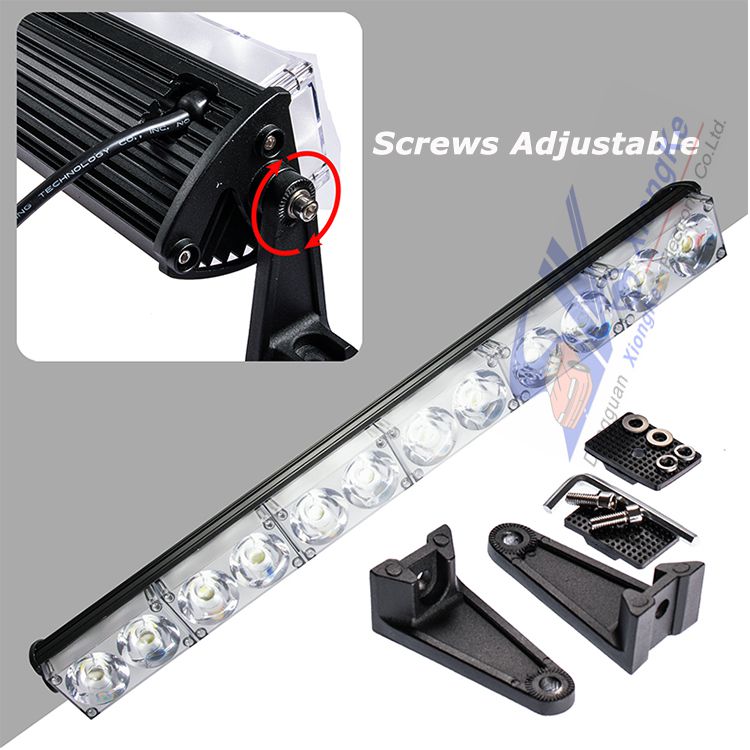 24volt 240w single row led light bar for suv trucks