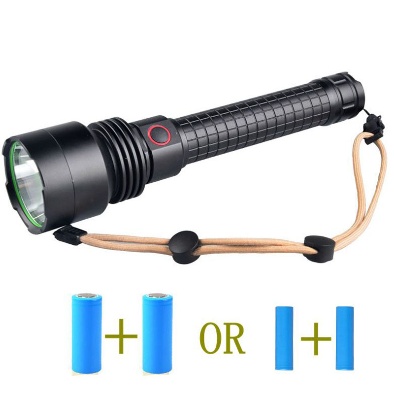 New Arrive xhp50 High Power Flashlight 18W Ultra Bright Flash Light 26650 High Capacity Torch Multi-function