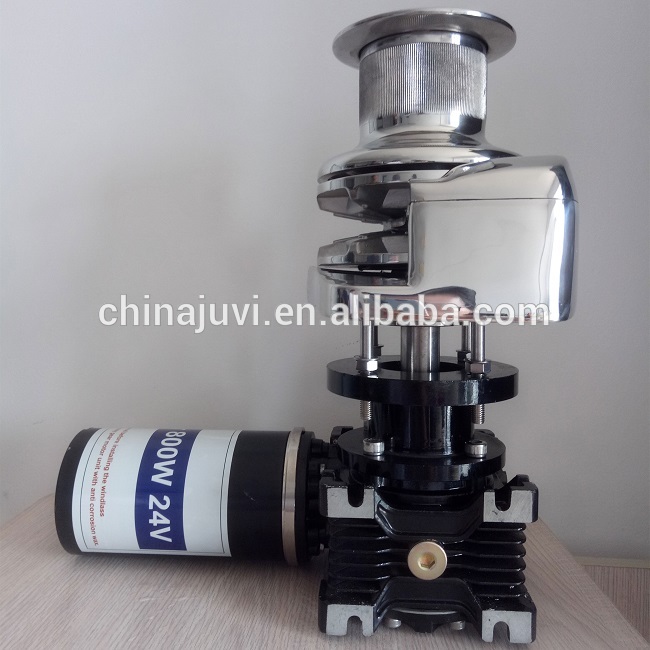 JV1011H boat anchor winch 12v electric vertical windlass capstan winches for marine