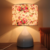 cloth rural style flower table LED lamp wedding gift