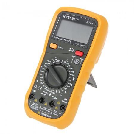 MY64 Digital Multimeter AC/DC Voltage Current Resistance Tester Detector with Diode