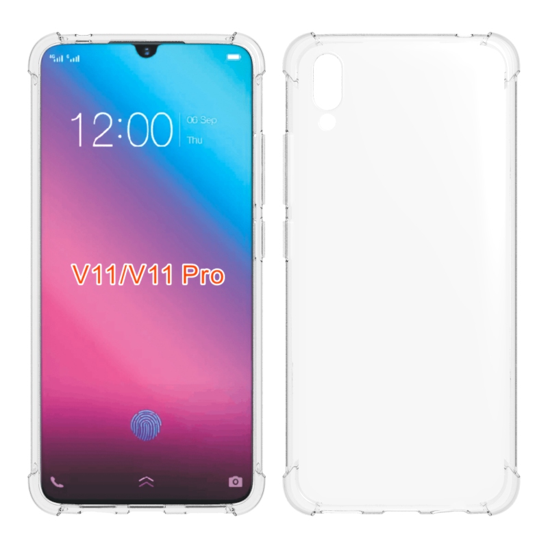 Transparent Shockproof soft  case For Vivo V11 Pro Tpu cover