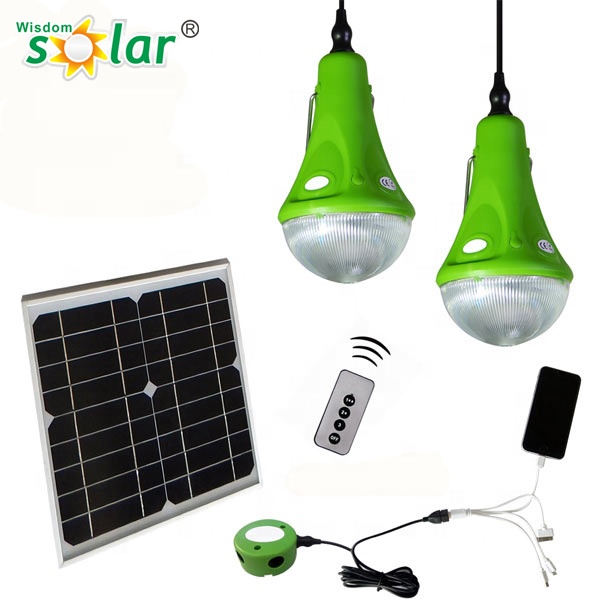 Solar system emergency light with battery solar kit outside light light for camping hiking fishing JR-CGY