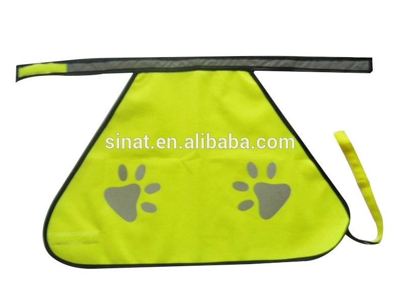 High visibility pet reflective tape Safety Security Green Warning Cloth