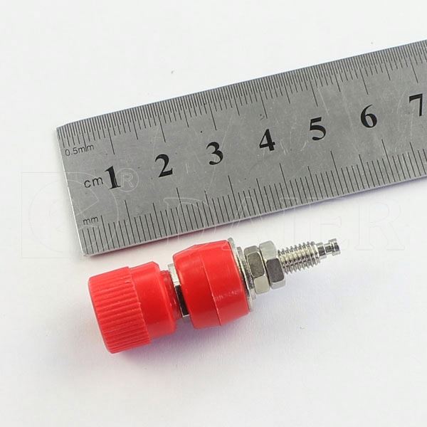 Colorful 30A Insulated Connector 5MM Screw Type Brass Binding Post