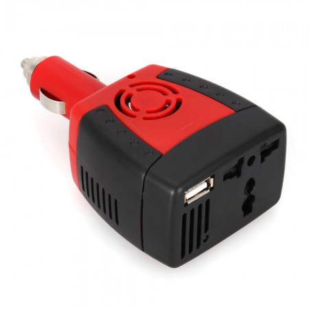 12V turn 220V car inverter 150W USB 5V2.1A car inverter with fan