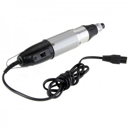 Electric Torque Screwdriver with 2 Pcs Bits Tool Silver Adjustable