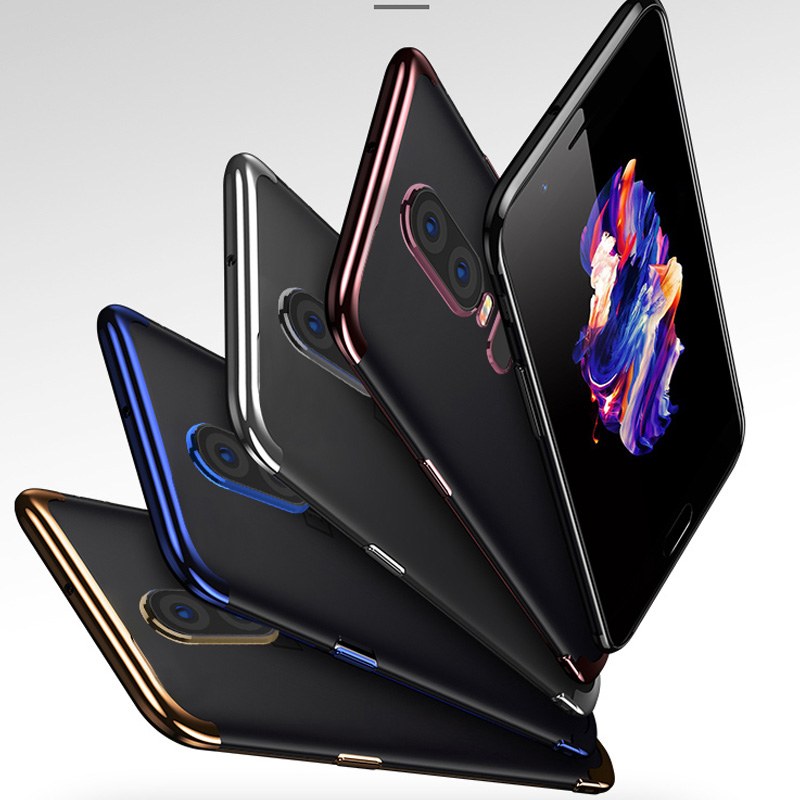 Soft plating TPU case For Oneplus 6T cover high quality