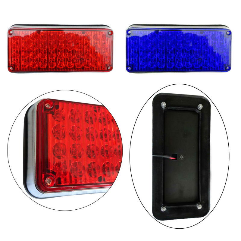 Wholesale 7 inch red white flash warning strobe ambulance light