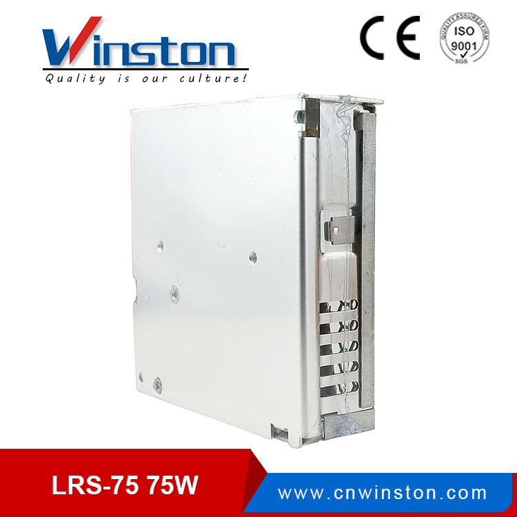 CE LRS-75 Series 75W 5A 6A 5V 12V 15V 24V 36V 48V DC Variable Power Supply