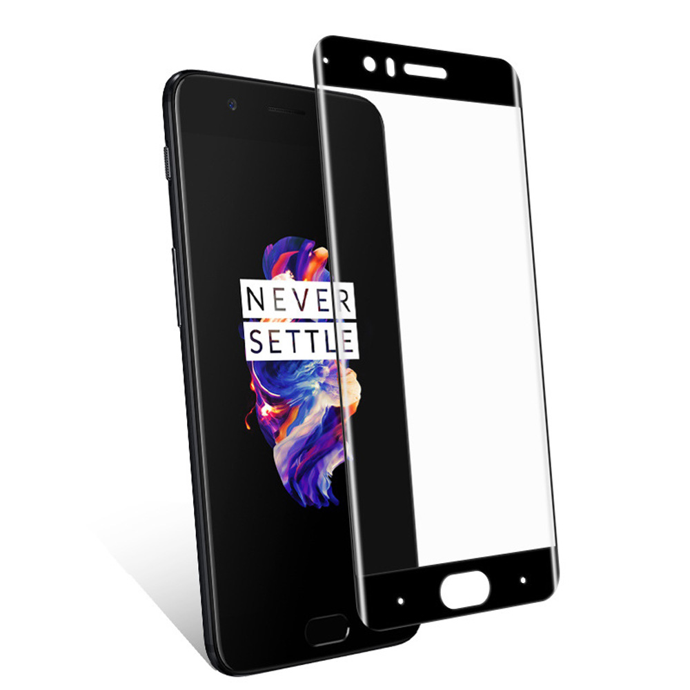 4D Full curved Glass Screen Protector for oneplus 5