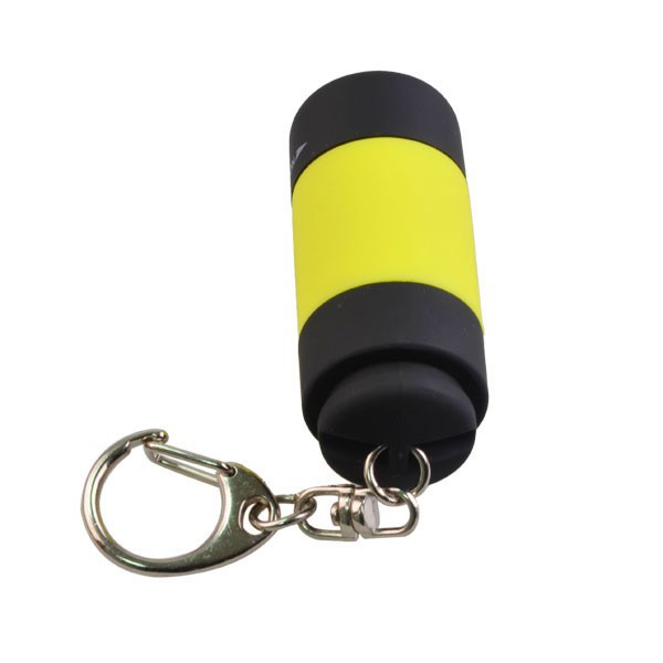 ABS LED Spot Light With Key Rings Small USB Key Chain