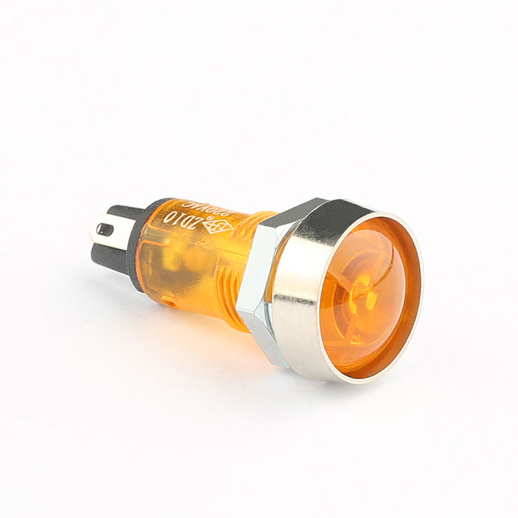 round 6v 12v 220v 24v 12mm led indicator lamp with led indicator