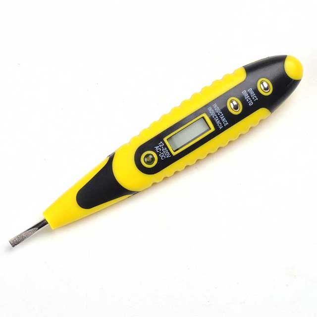 Digital Electrical Multi-Sensor Voltage Tester Detector Test Pen 12-250V AC DC Measure Volt Detector Voltage Measure Detector