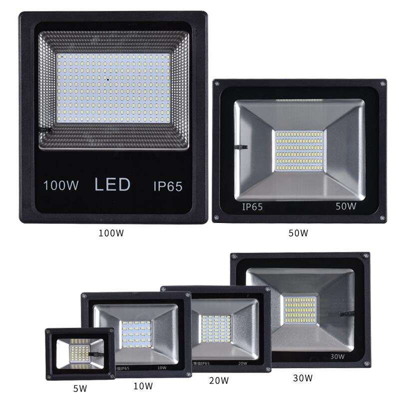 High lumen SMD IP65 Waterproof outdoor Aluminum 25w 40w 60w 100w solar led floodlight