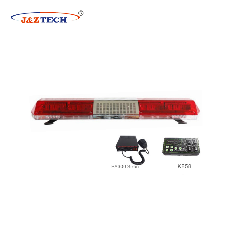 Cheap Full Long Police Ambulance Auto Led Lightbar with Speaker