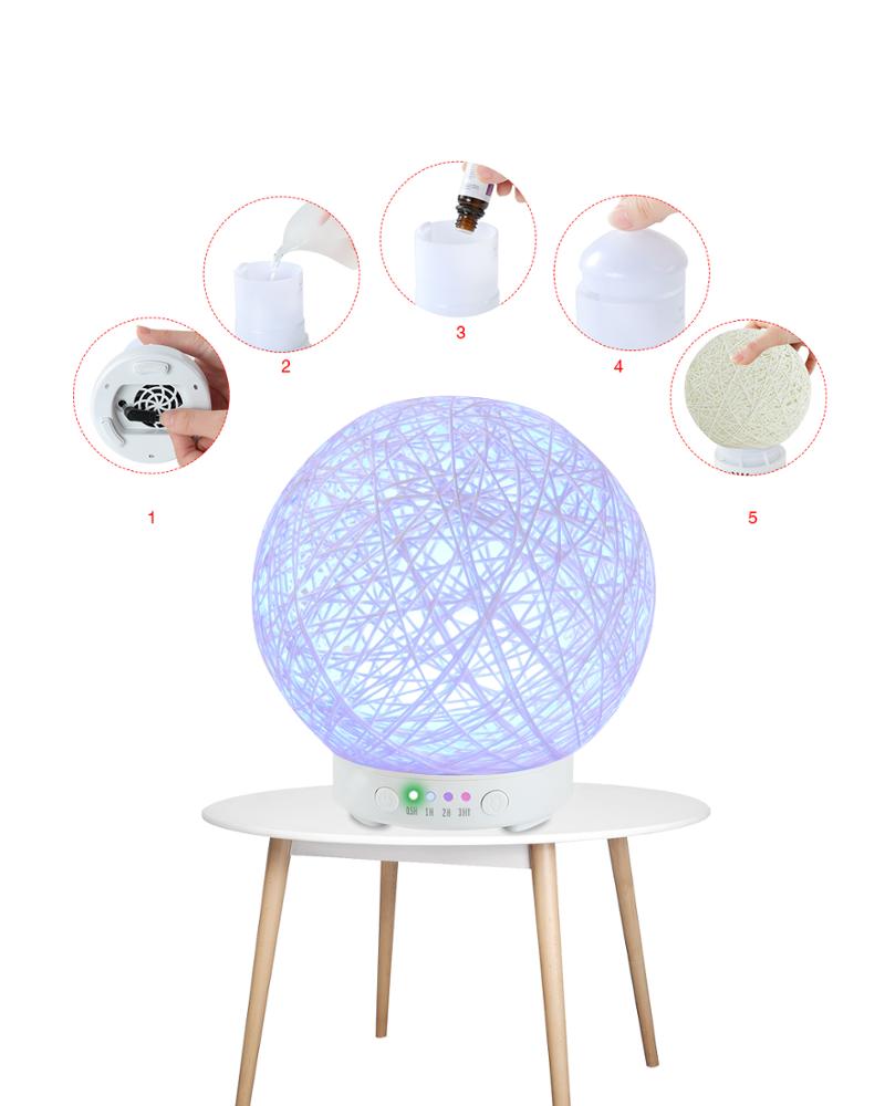 2019 New Air Humidifier Essential Oil Diffuser, Ultrasonic Aromatherapy Essential Oil Diffuser, Large Essential Oil Diffuser