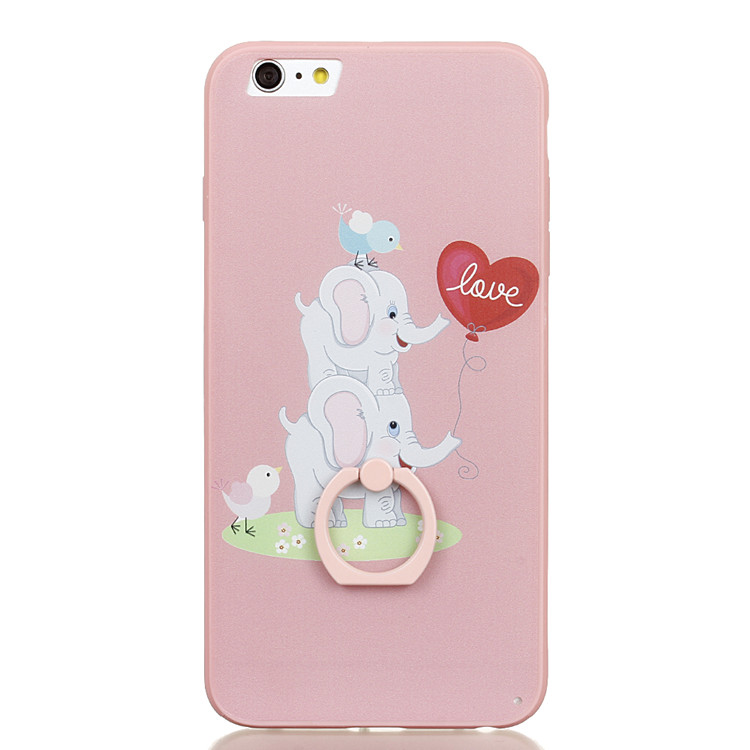 Pink Elephant Phone Accessories Mobile Case for iPhone 8 , for iPhone 7 Love Heart Balloon Case