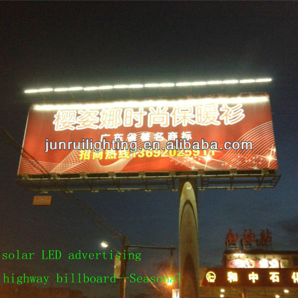 New CE LED-solar advertising lighting system outdoor solar advertising light