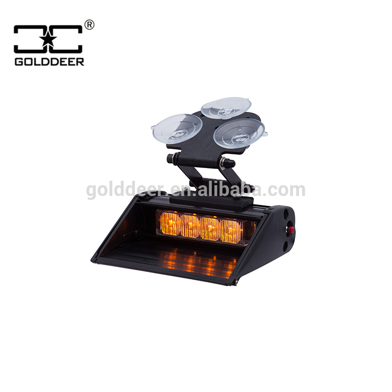 Golddeer LED Warning Visor Light with Suction Cups