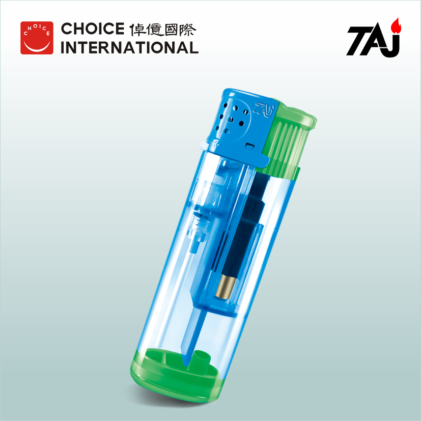 Canton Fair 2018 Refillable D45 Windproof Lighter Transparent Lighter