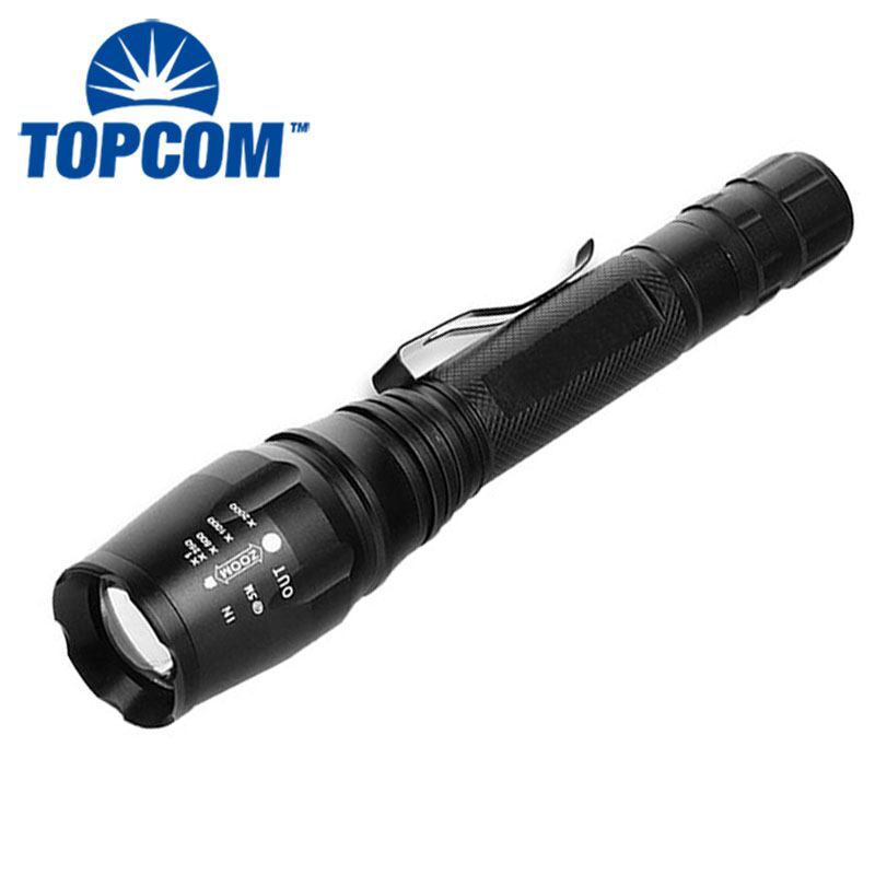 Portable 18650 Waterproof Zoomable XM-L T6 G700 Tactical Police Security Flashlight