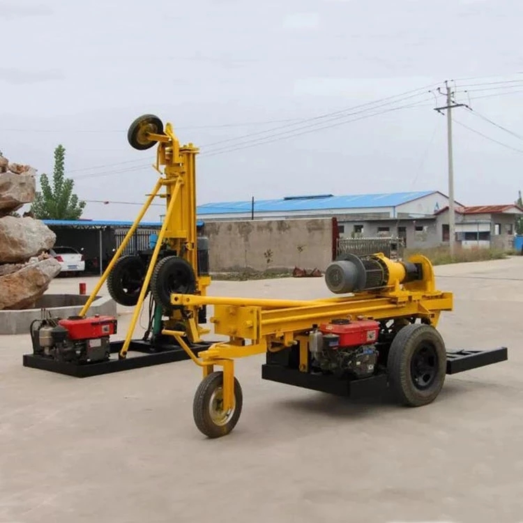 3 point 120m pneumatic water well rotary drilling rig for sale