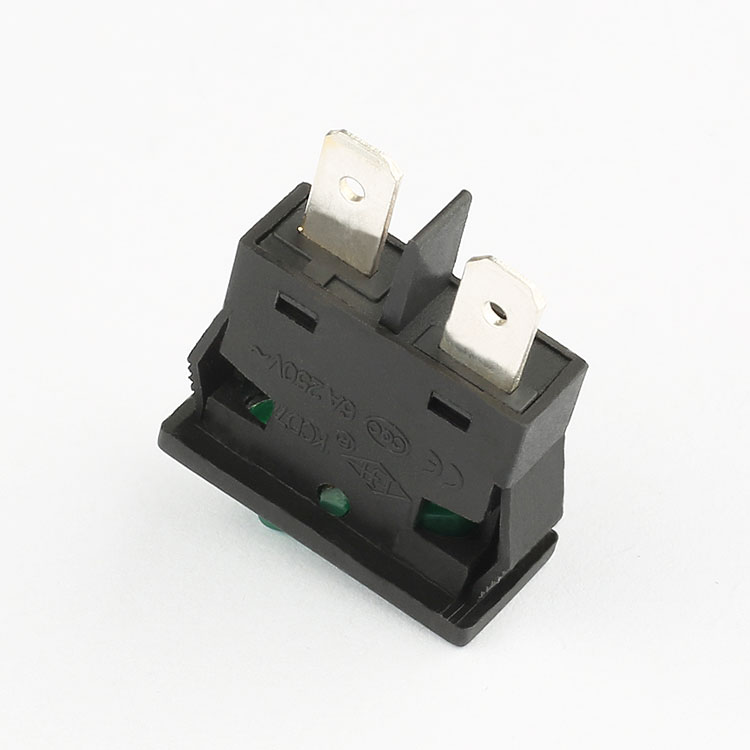 Good quality free sample 6a 250v mini 2 way rocker switch