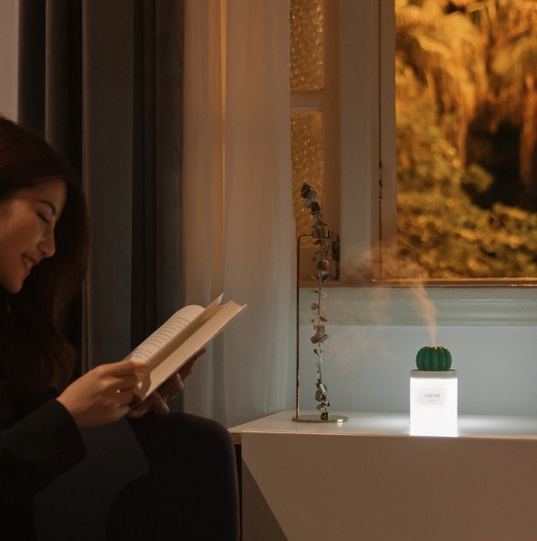 New Car Ultrasonic Aroma Diffuser, Ultrasonic Air Humidifier Purifier Aroma Diffuser, Ultrasonic Transducer Aroma Diffuser