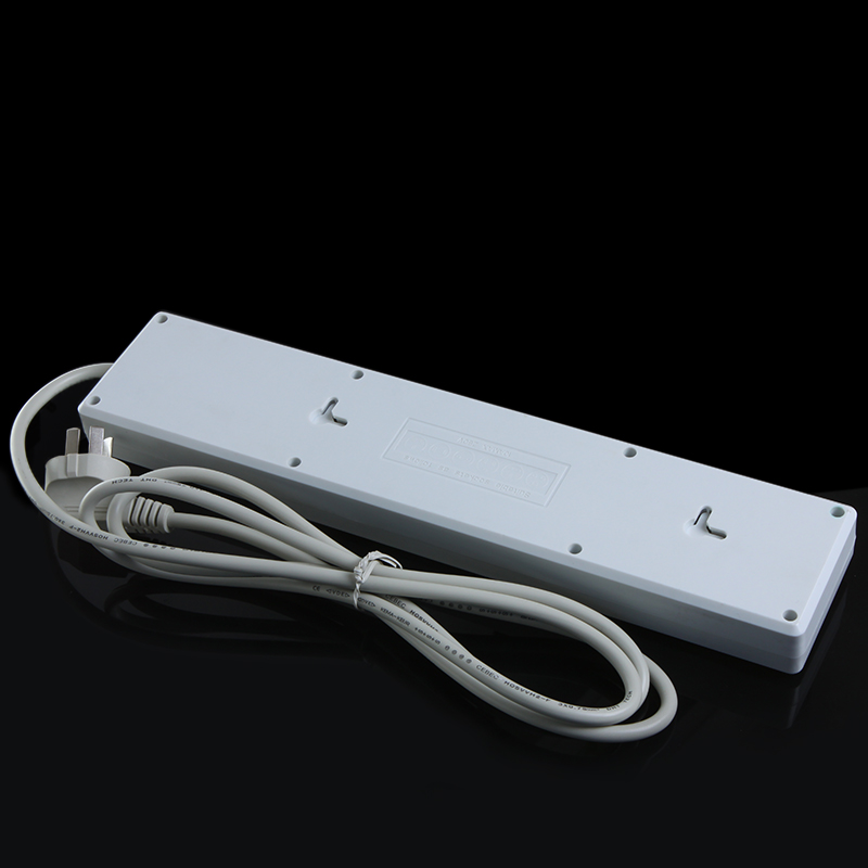 Multi Functional Plug 6 Universal Outlet &amp 2 USB Charger Port Power Strip Surge Protector Circuit Breaker